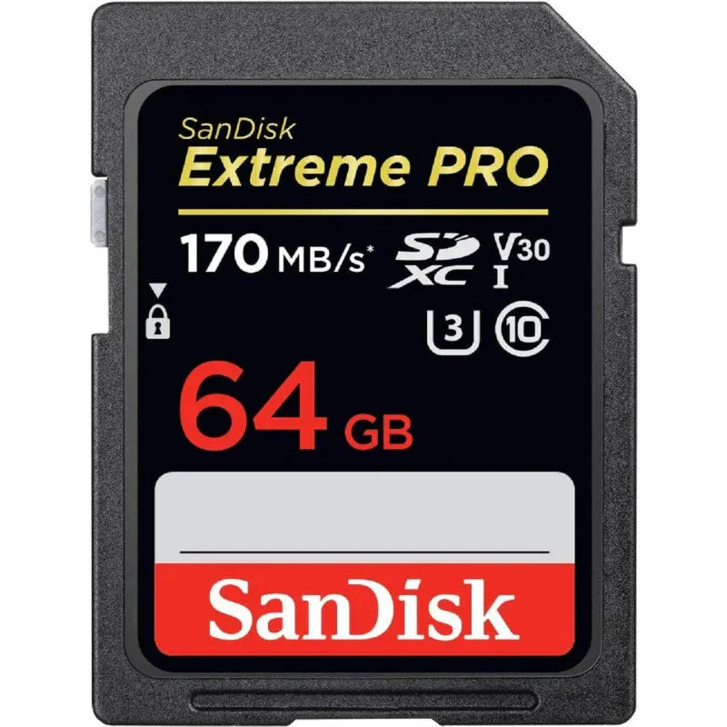 Sandisk 64Gb Extreme Pro Sdxc Uhs-I Card - C10, U3, V30, 4K Uhd, Sd Card - Sdsdxxy-064G-Gn4In - eBuy UAE